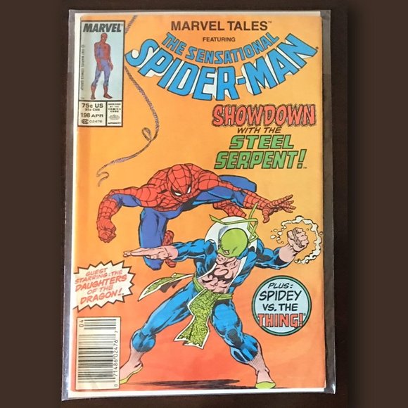 Marvel Other - 1987 Marvel Comic The Sensational Spiderman #198